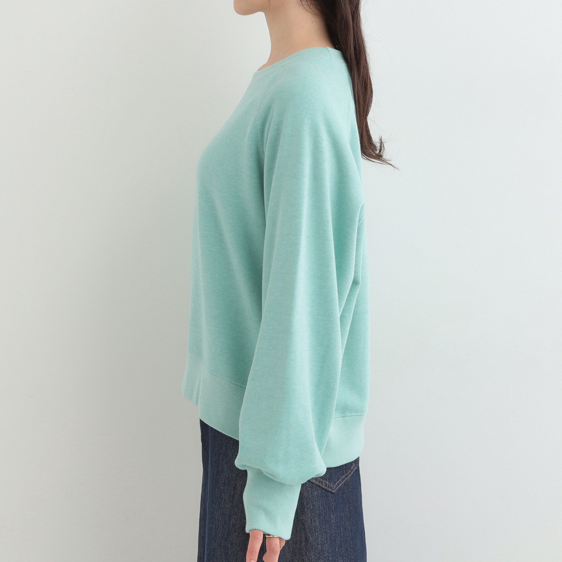 SHOO･LA･RUE「MIX調 シンプルラグランスウェット」|パーカー|