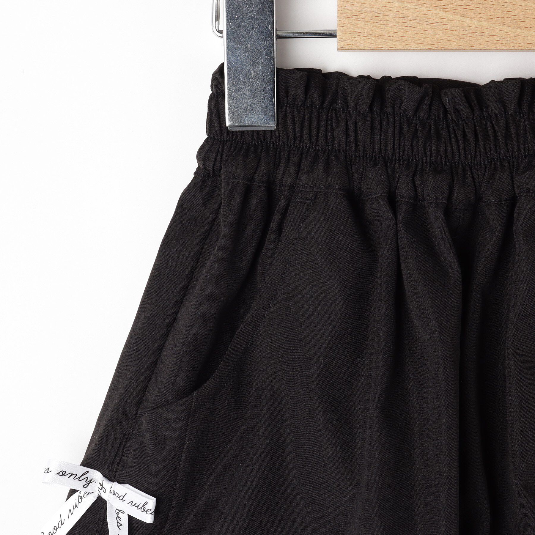 SHOO･LA･RUE「【100-150cm】サイドレースアップショートパンツ」|キュロット|