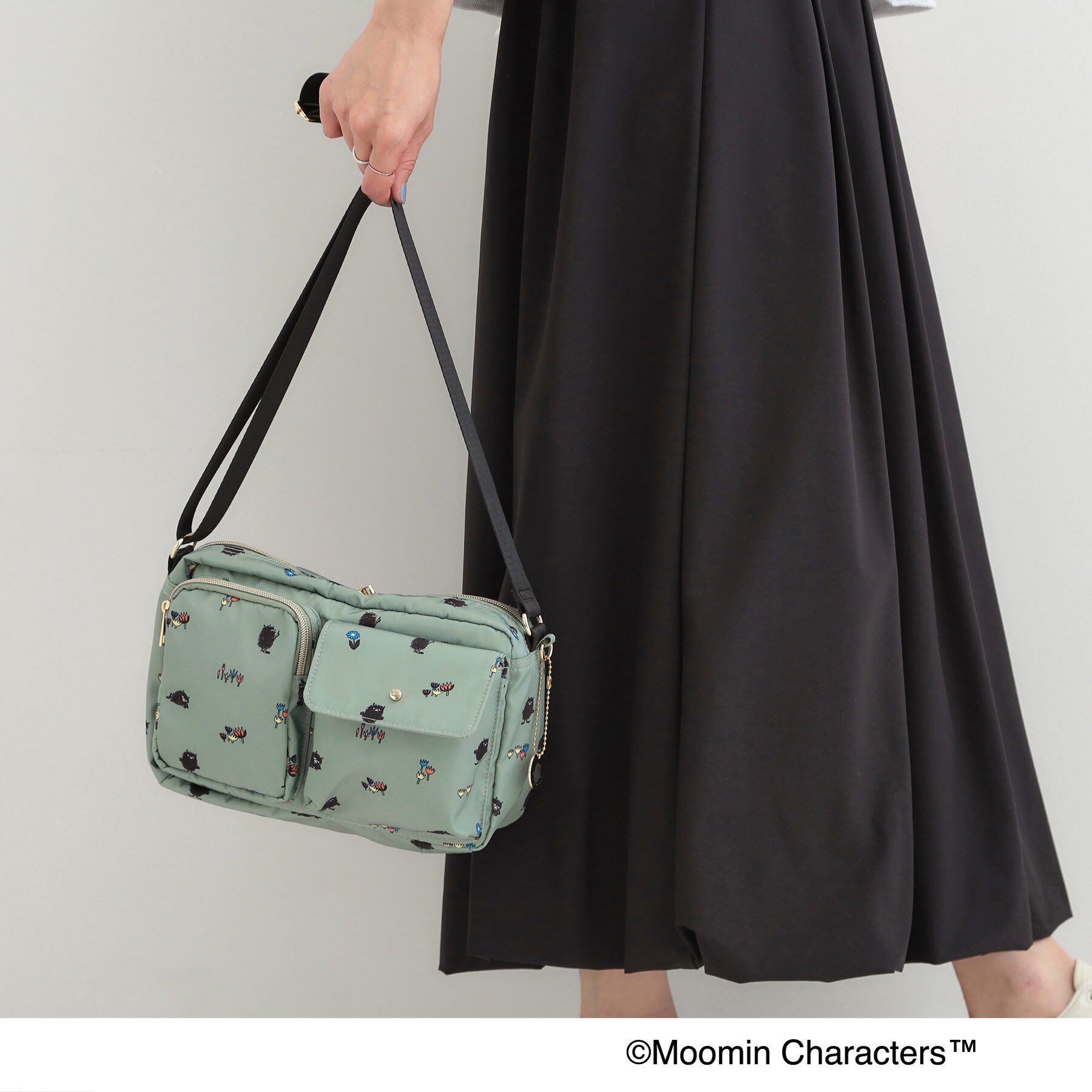 SHOO･LA･RUE「【ムーミン】コラボショルダーバッグ」|ショルダー・メッセンジャー|グリーン(022)