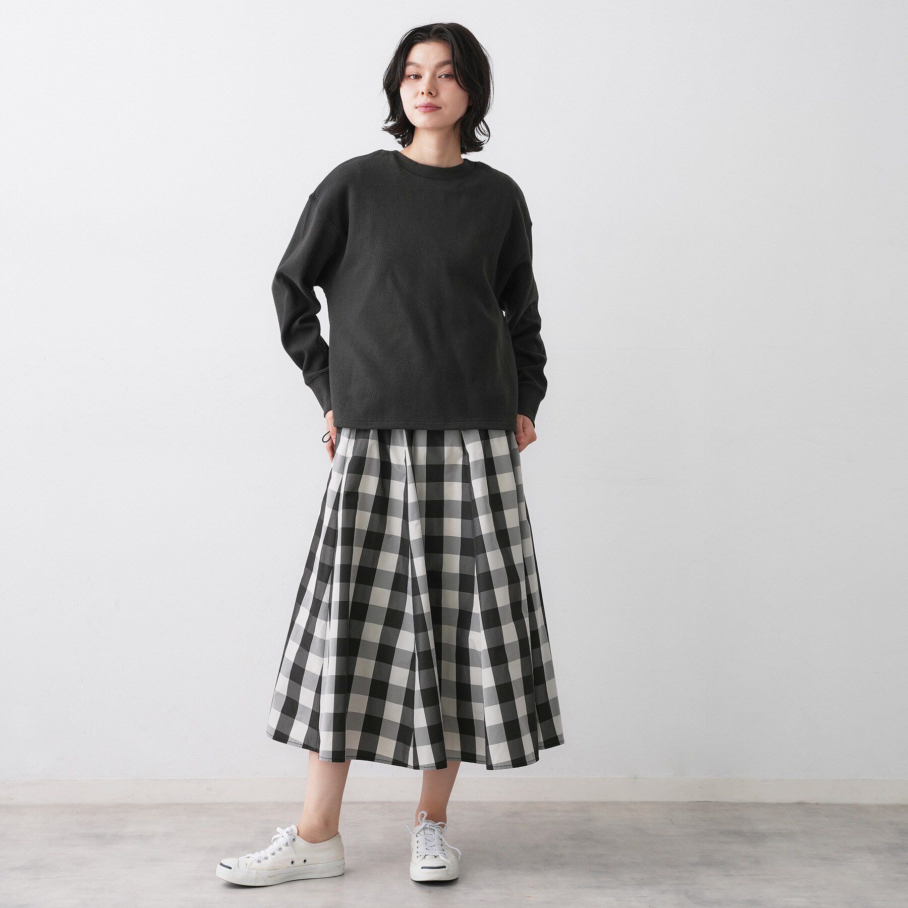 Dessin「【前後2WAY/洗える】ドロストリブカットソー」|Tシャツ・カットソー|