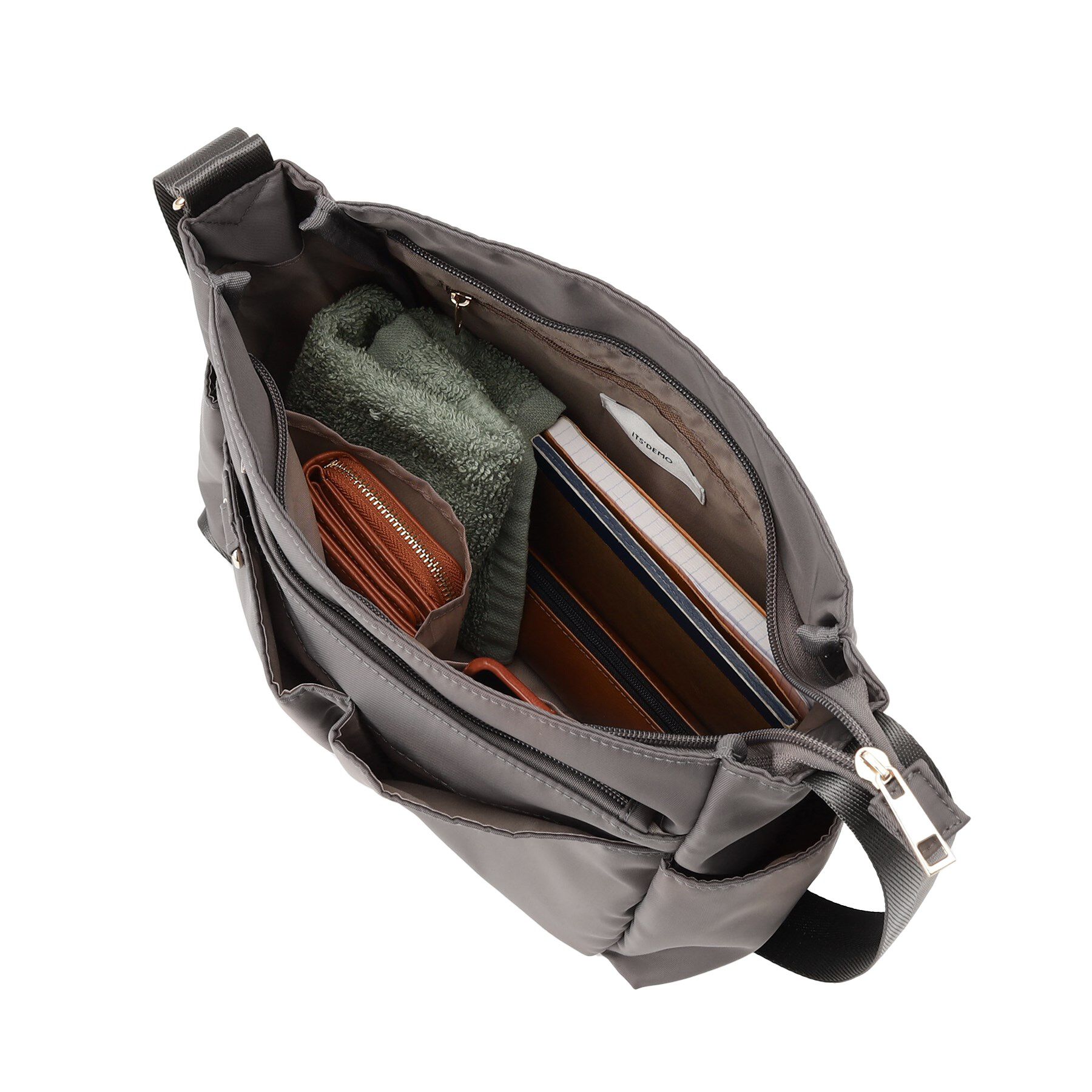 ITS&rsquo;DEMO「【9ポケット】ツイル9Pショルダー」|ショルダー・メッセンジャー|