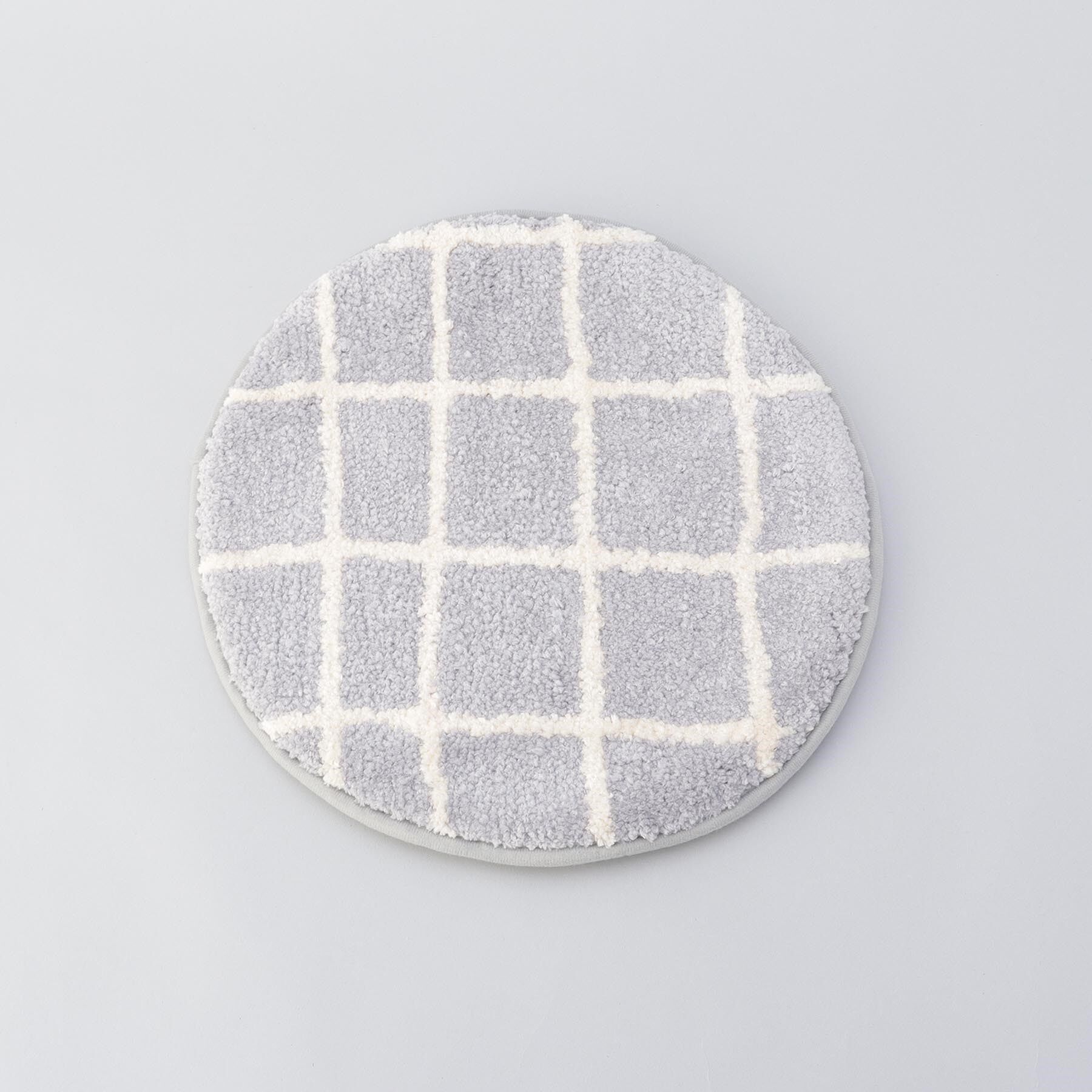 212 KITCHEN STORE「キャンパス タフトチェアパッド チェック GY」|その他|