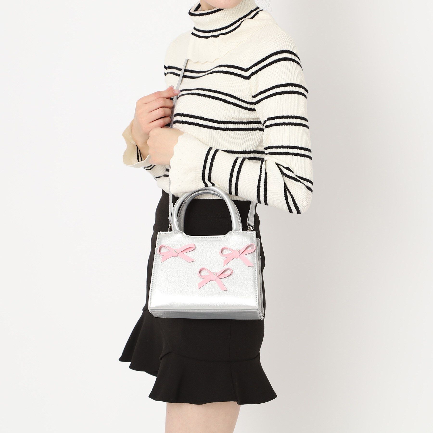 Ober Tashe「リボン2WAYショルダーバッグ」|ショルダー・メッセンジャー|