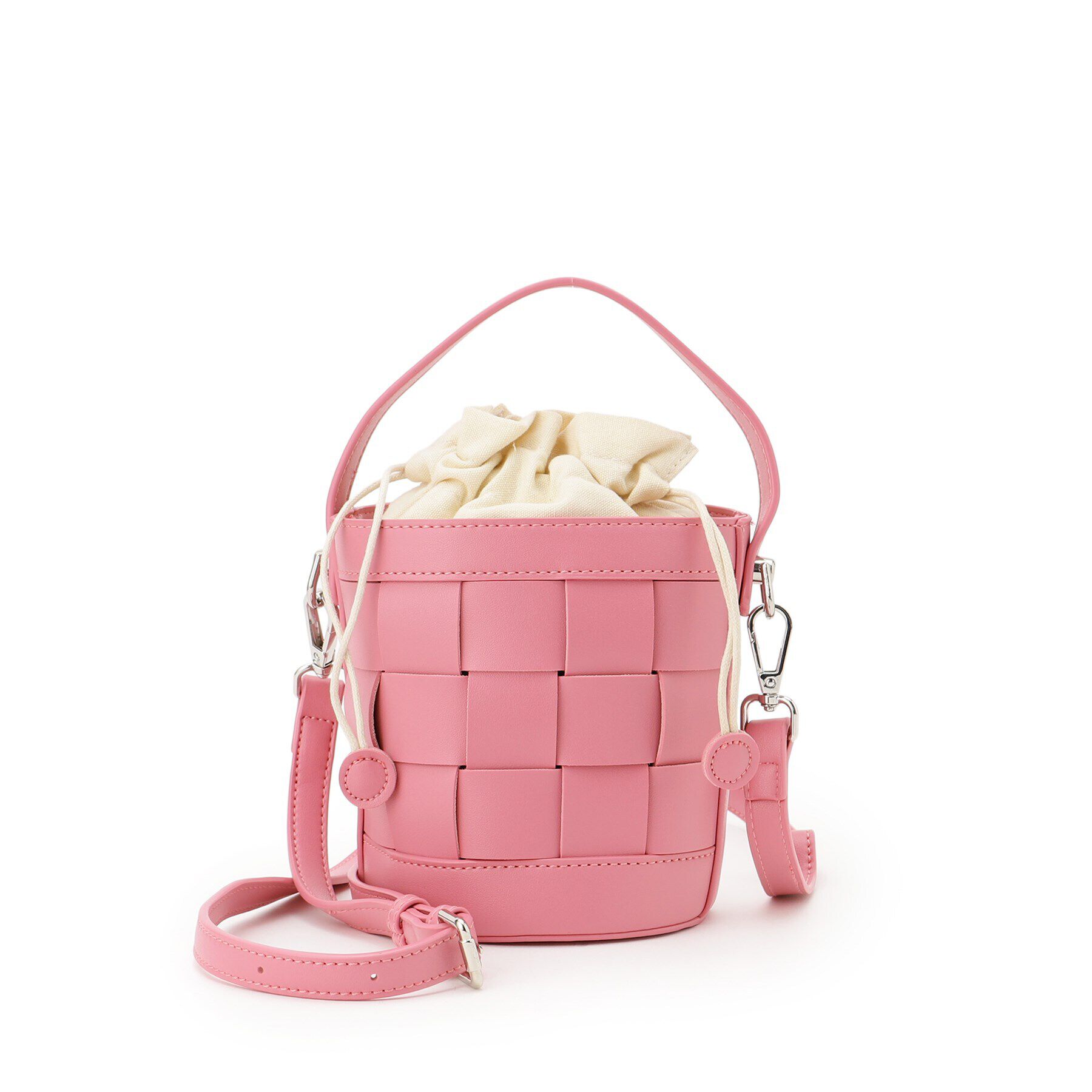 Ober Tashe「バケツ型バッグ」|ショルダー・メッセンジャー|ピンク(073)