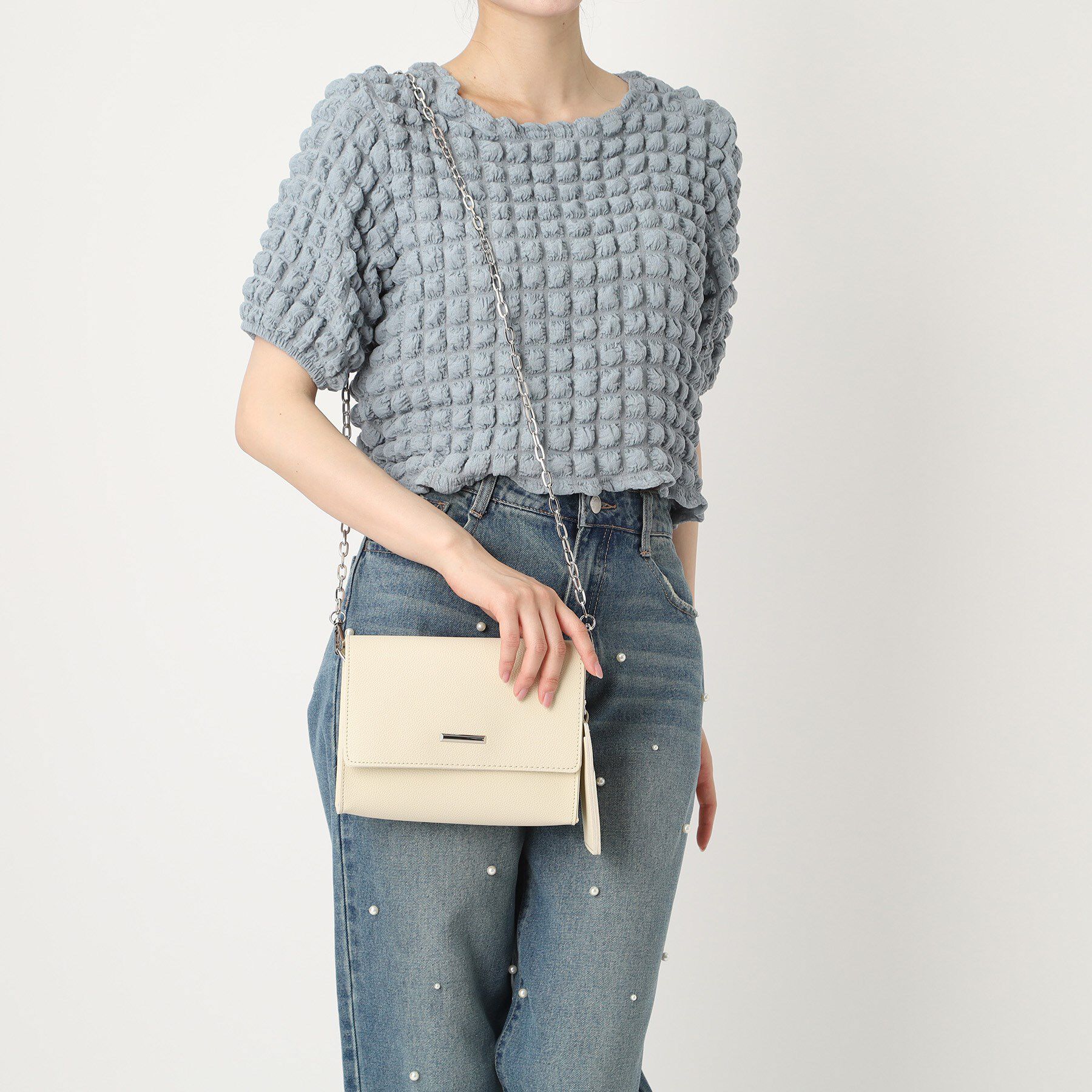 Ober Tashe「カードケース付きチェーンショルダーバッグ」|ショルダー・メッセンジャー|