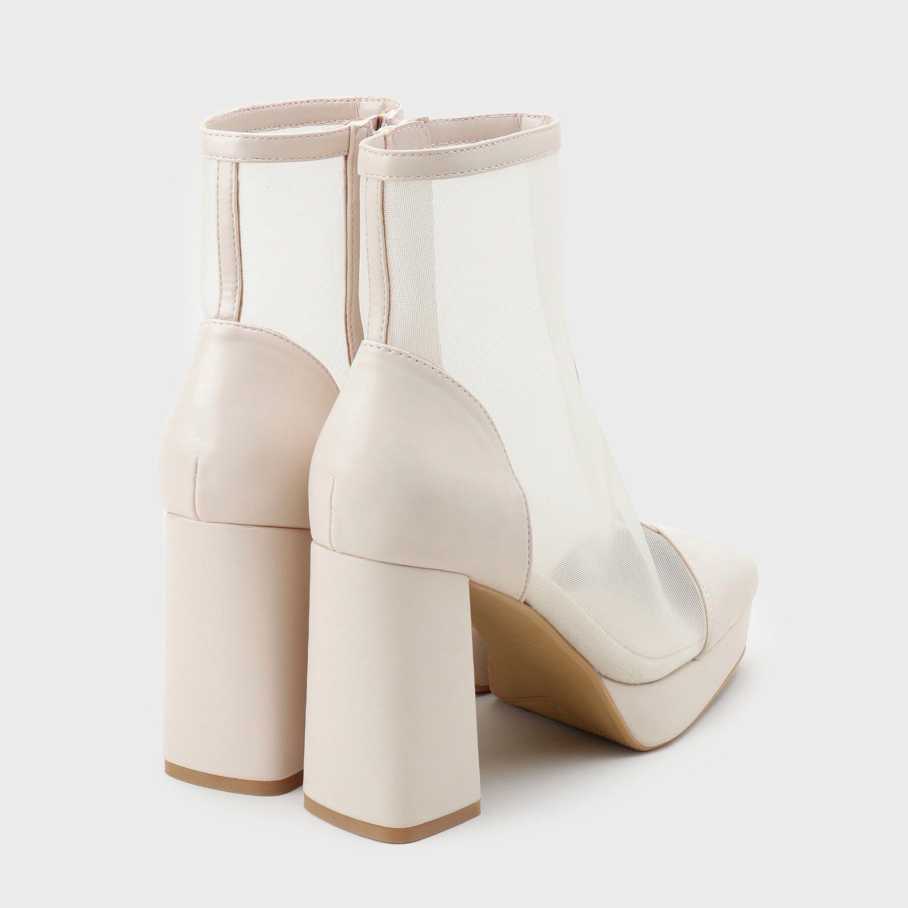 ESPERANZA「チュールスクエアブーツ」|ショートブーツ|