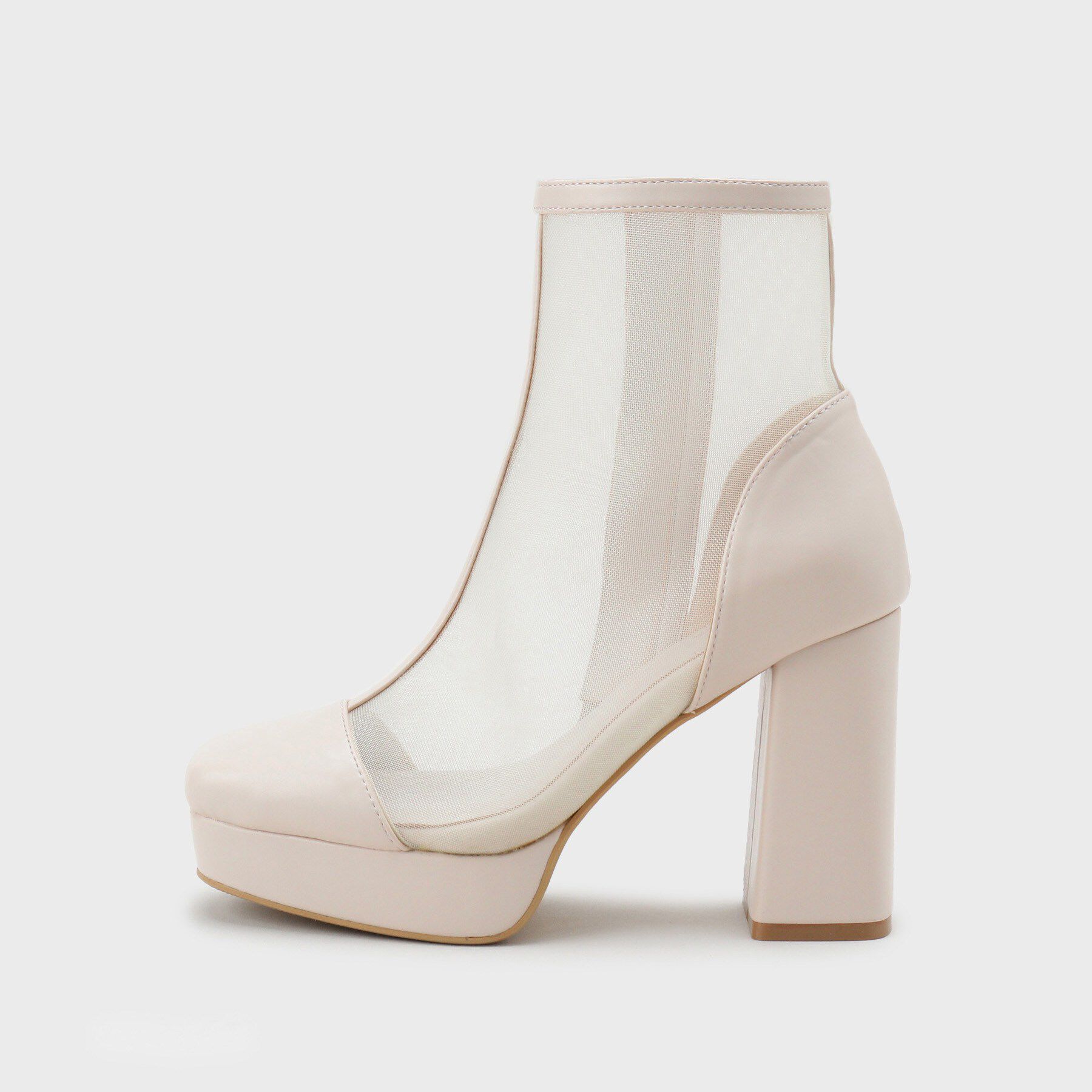 ESPERANZA「チュールスクエアブーツ」|ショートブーツ|