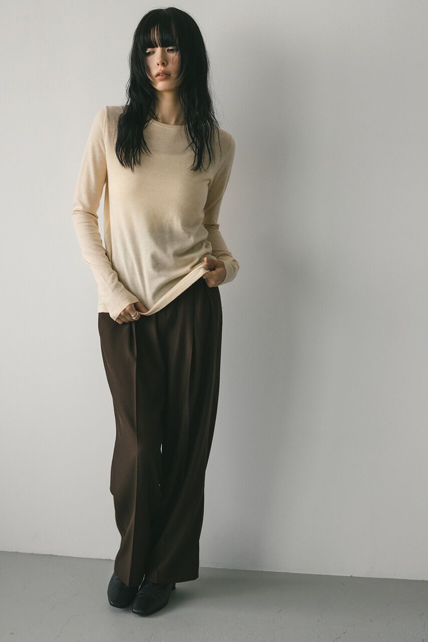 STYLEMIXER「ウォッシャブルクルーネックニット」|ニット・セーター|