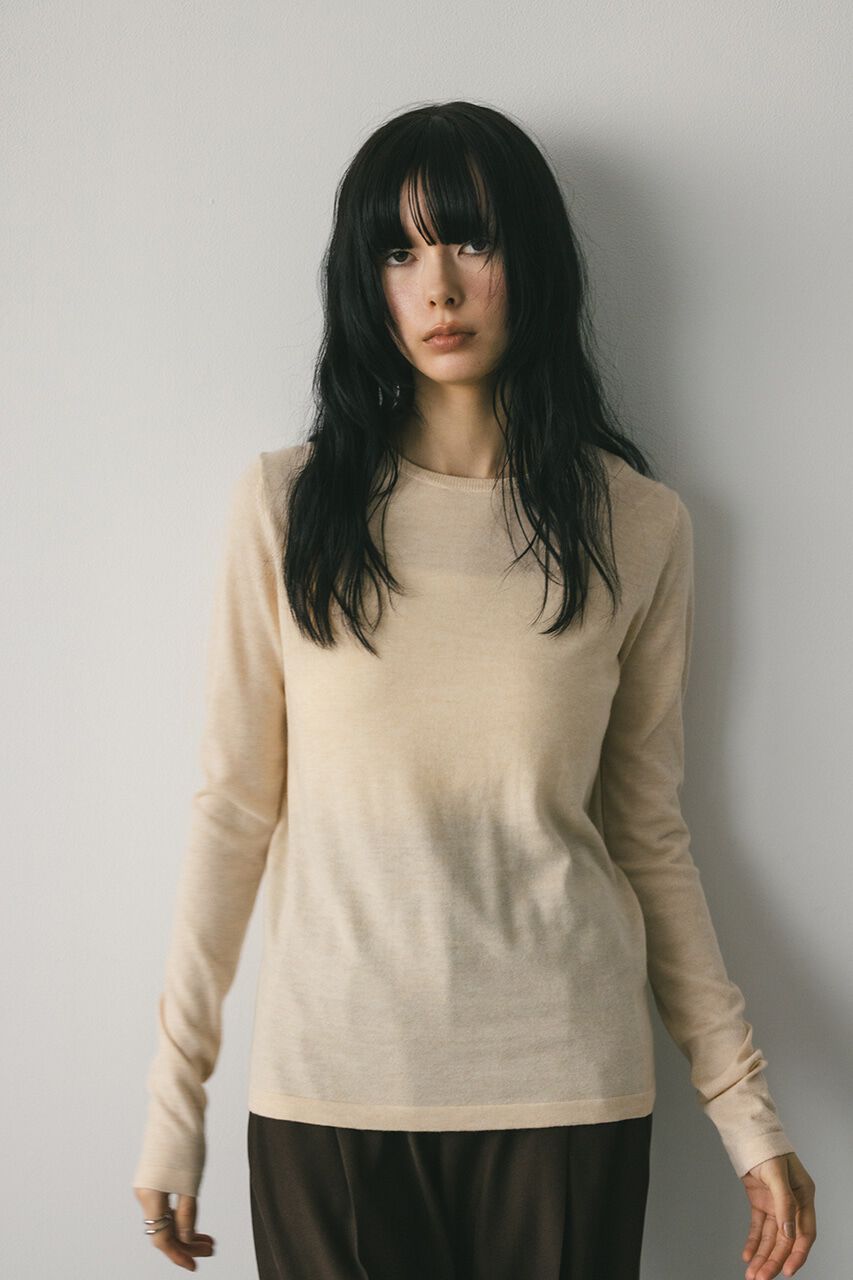 STYLEMIXER「ウォッシャブルクルーネックニット」|ニット・セーター|
