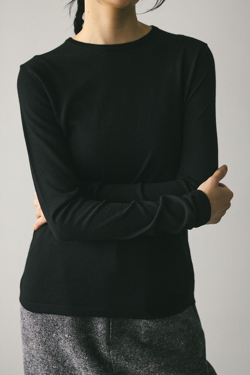 STYLEMIXER「ウォッシャブルクルーネックニット」|ニット・セーター|