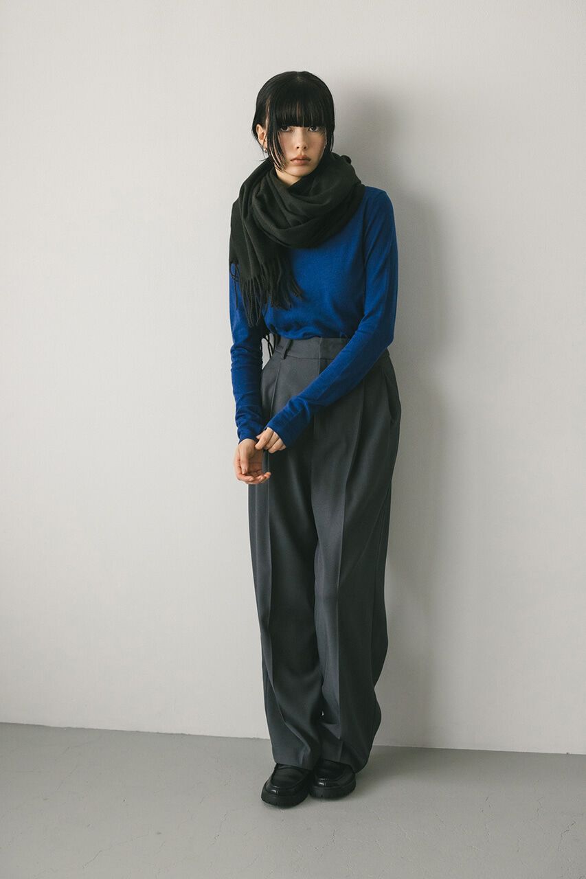 STYLEMIXER「ウォッシャブルクルーネックニット」|ニット・セーター|BLU