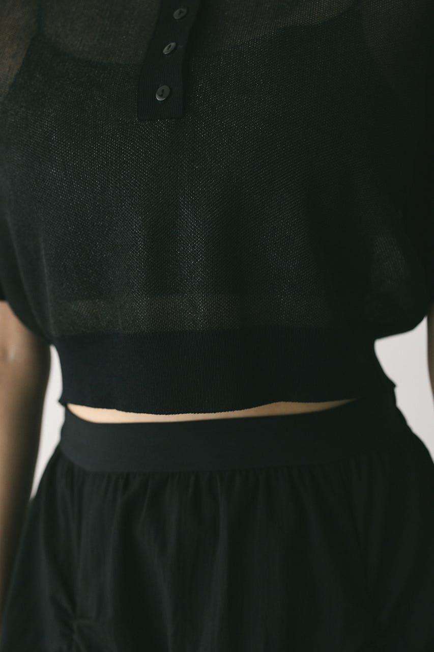 STYLEMIXER「シアーフォルムポロニット」|ニット・セーター|