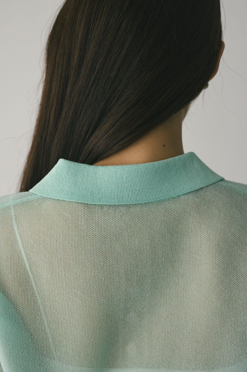 STYLEMIXER「シアーフォルムポロニット」|ニット・セーター|