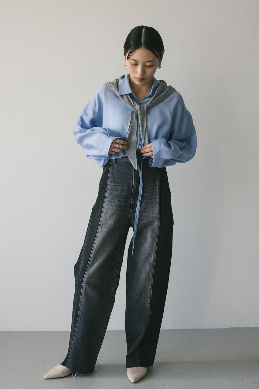 STYLEMIXER「2トーンバレルデニム」|デニム|BLK