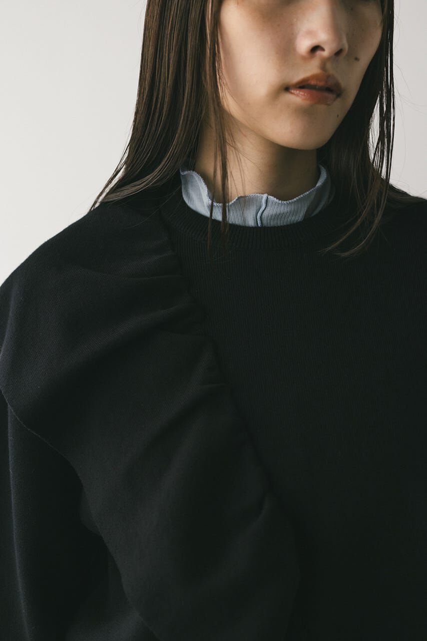 STYLEMIXER「アシンメトリーフリルニット」|ニット・セーター|