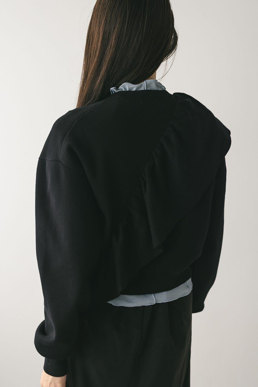 STYLEMIXER「アシンメトリーフリルニット」|ニット・セーター|