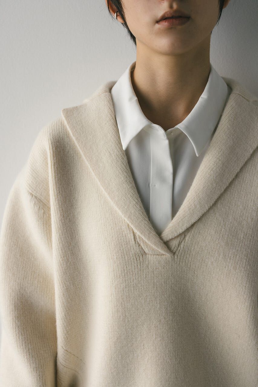 STYLEMIXER「テーラーカラーニットトップ」|ニット・セーター|