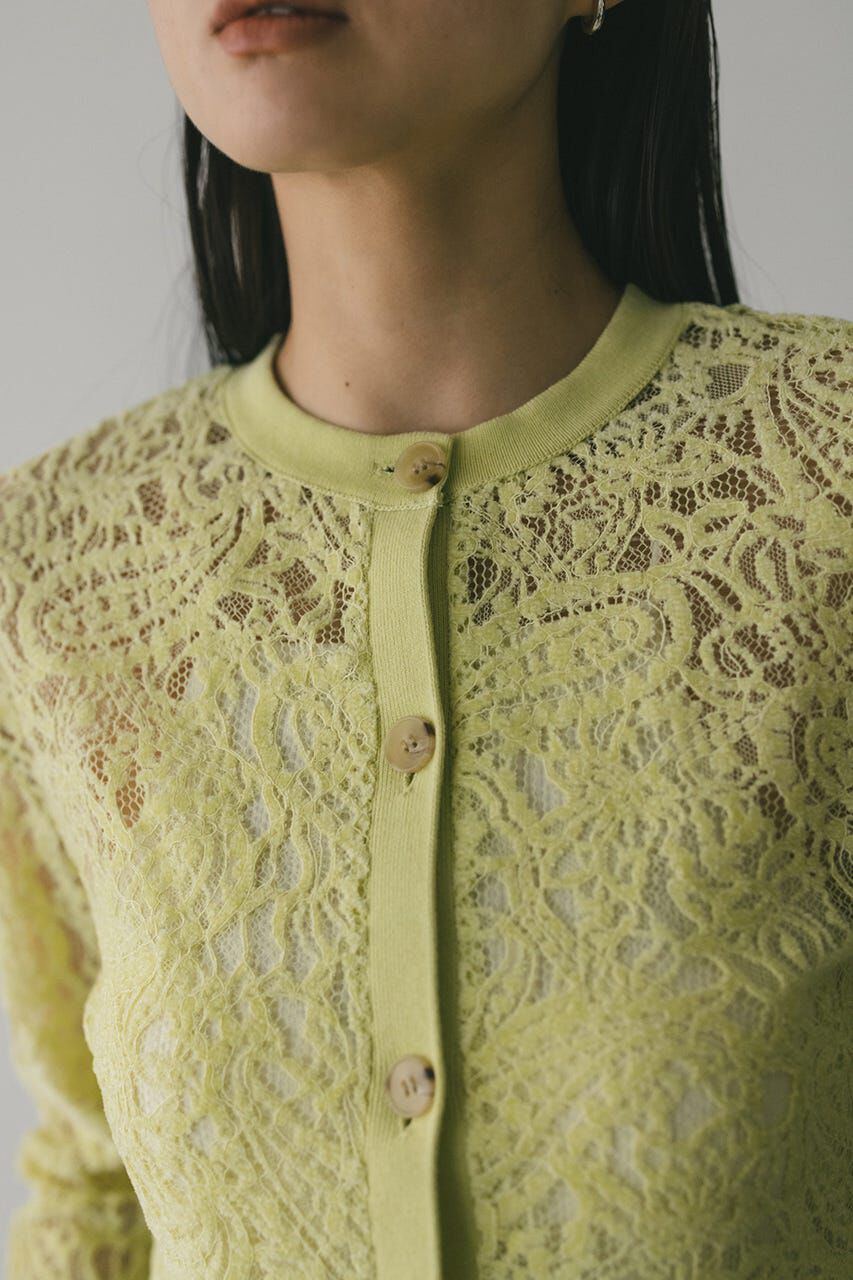 STYLEMIXER「ニュアンスレースニットカーデ」|ニット・セーター|