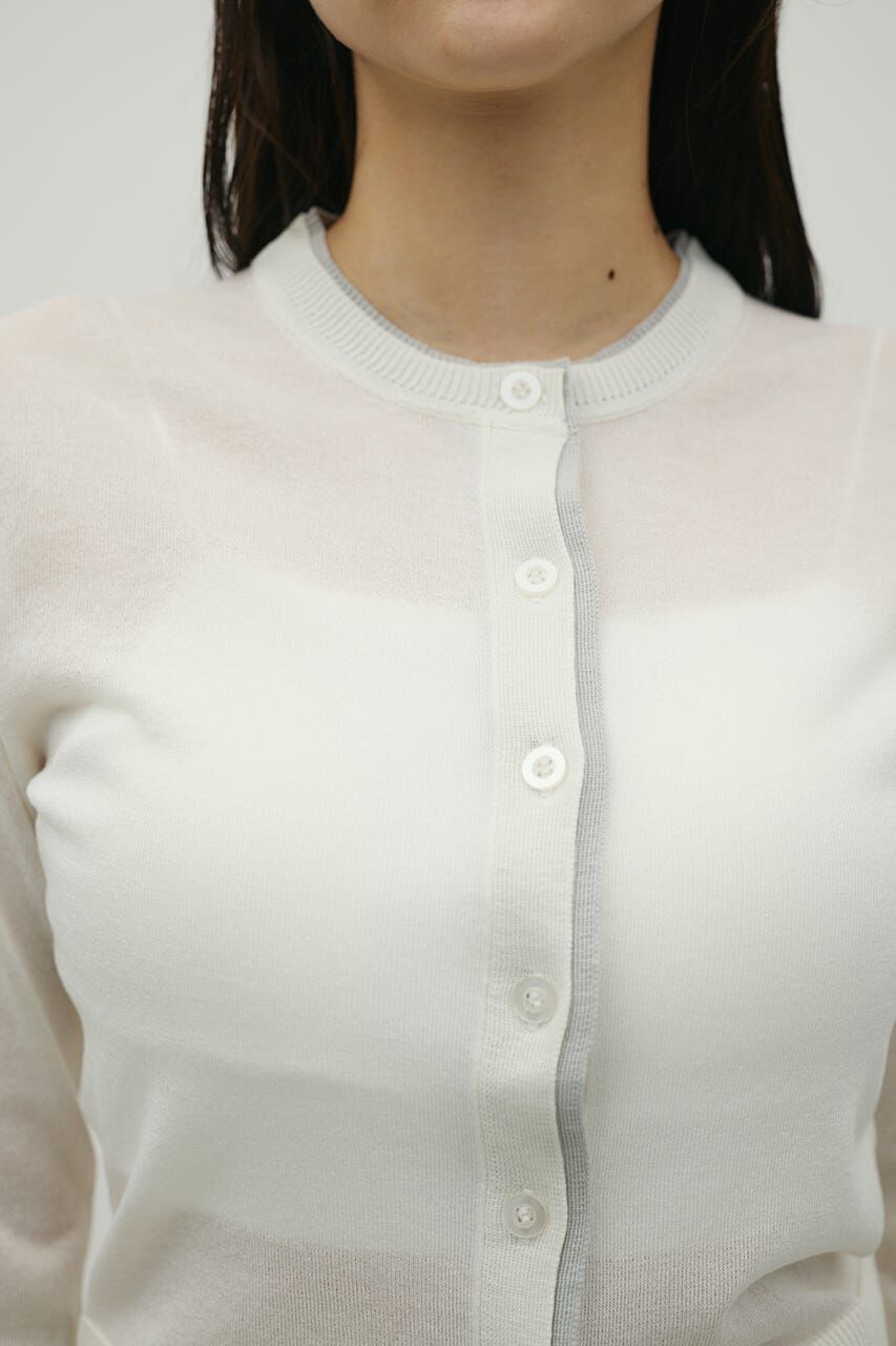 STYLEMIXER「バイカラーニットカーデ」|ニット・セーター|