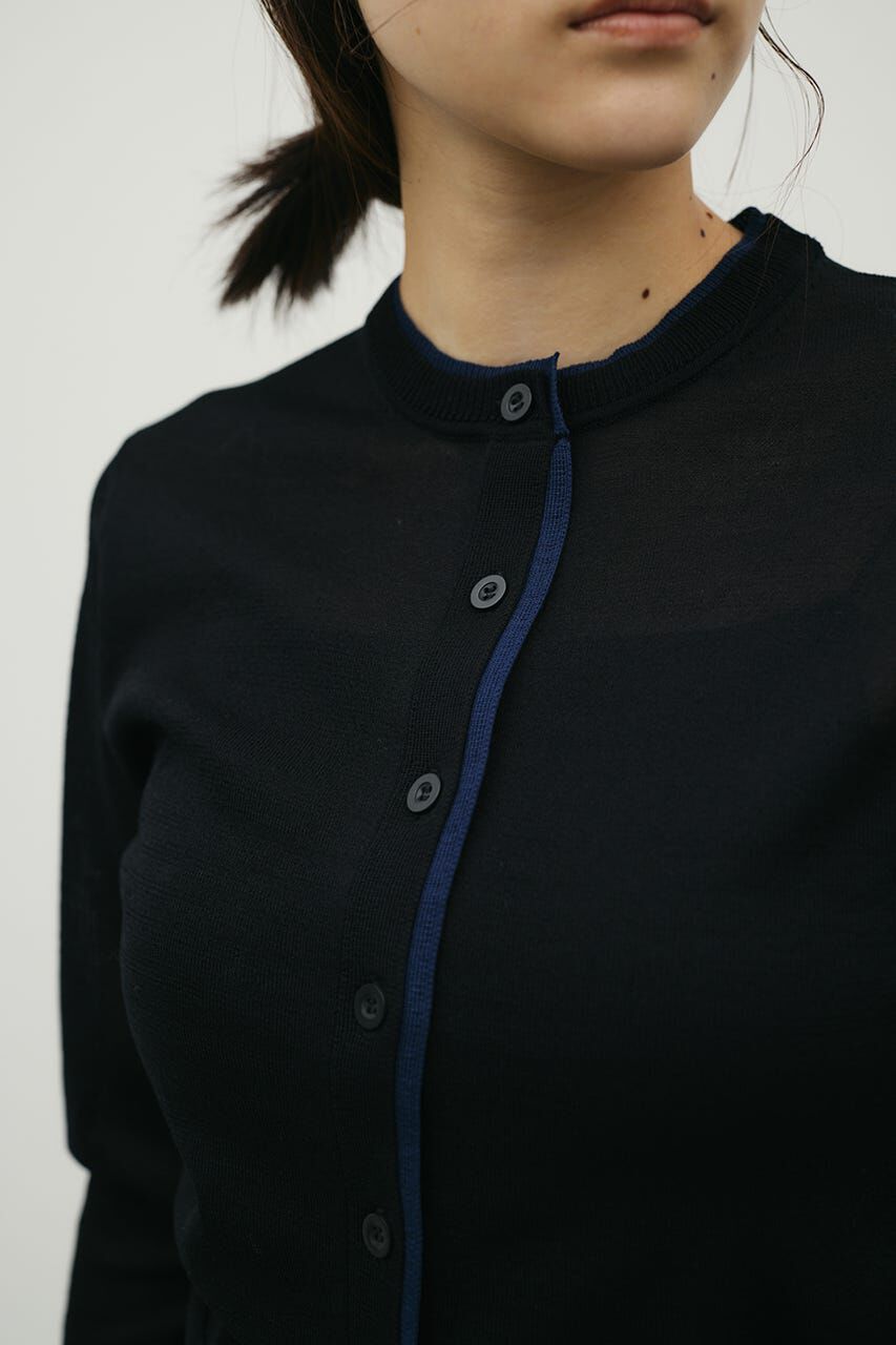 STYLEMIXER「バイカラーニットカーデ」|ニット・セーター|