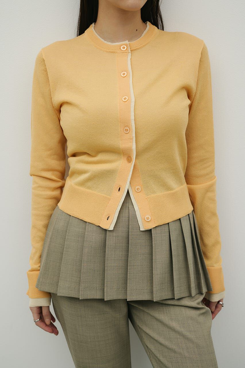 STYLEMIXER「バイカラーニットカーデ」|ニット・セーター|