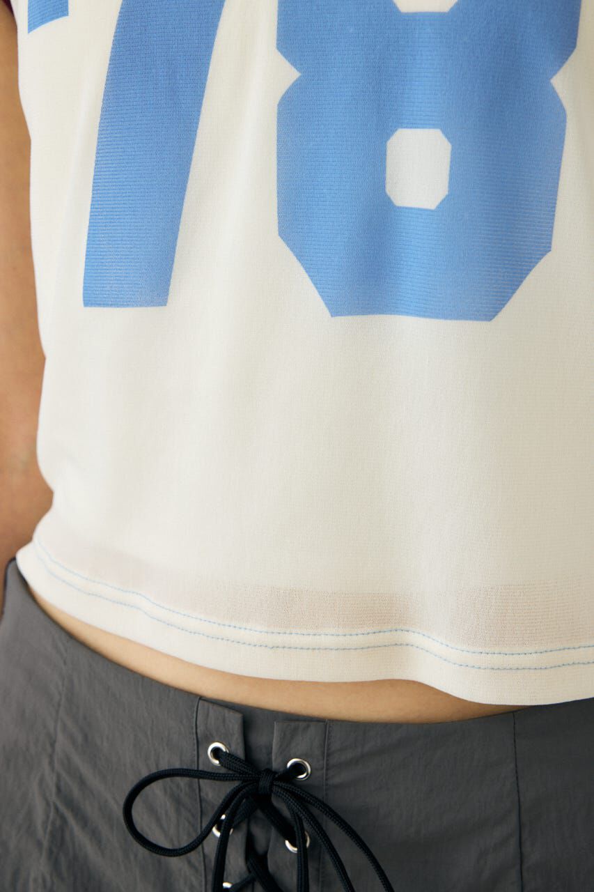 MOUSSY「NUMBERING シアー TEE」|Tシャツ・カットソー|