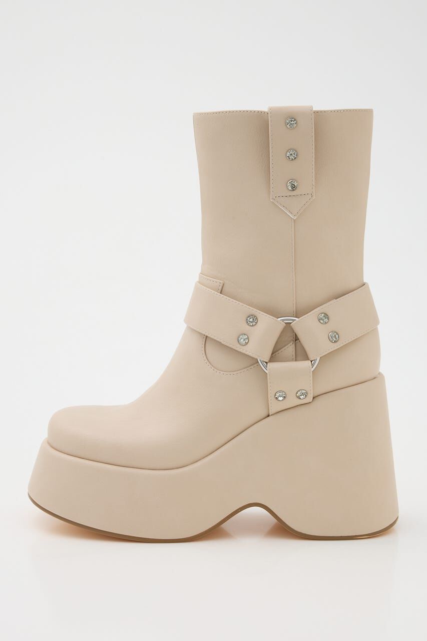 rienda「エンジニアウェッジヒールショートブーツ」|その他|