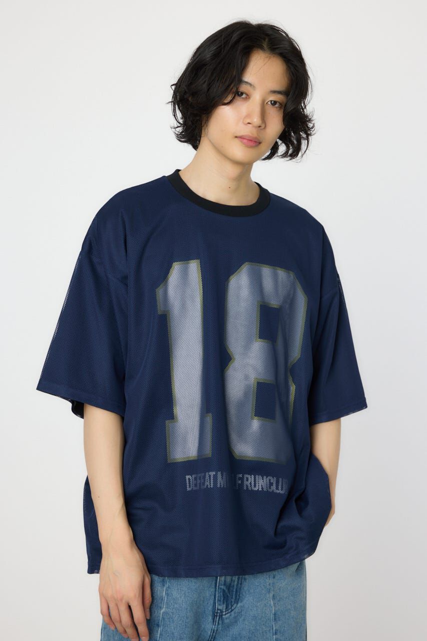 RODEO CROWNS「メッシュドッキンクナンバーTシャツ」|Tシャツ・カットソー|