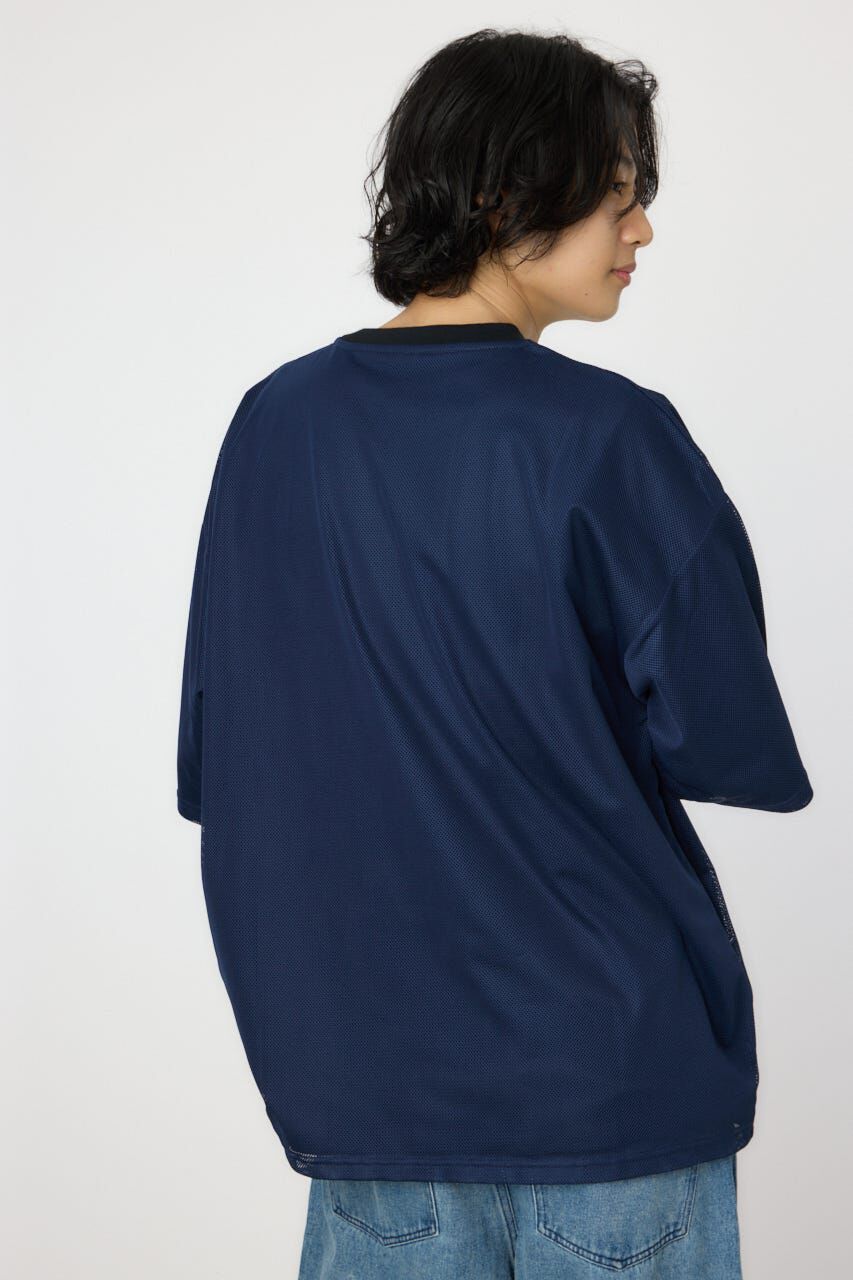 RODEO CROWNS「メッシュドッキンクナンバーTシャツ」|Tシャツ・カットソー|