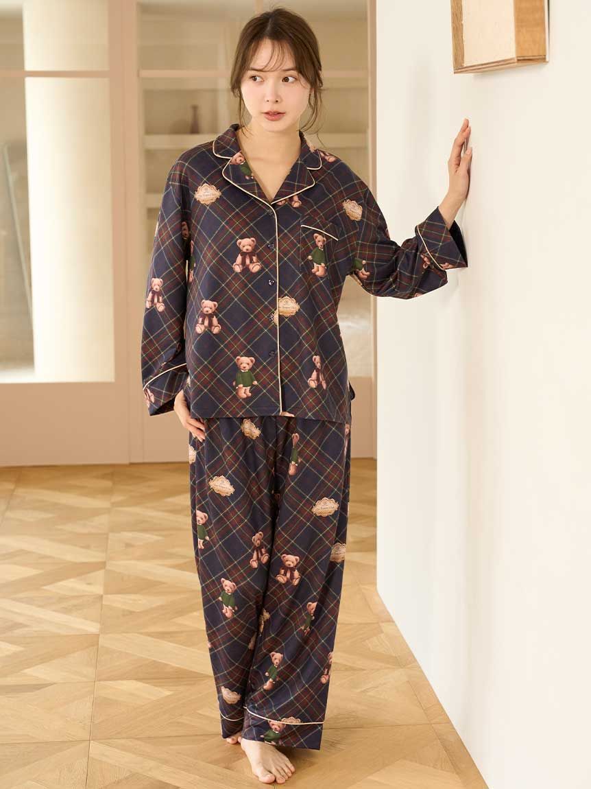 SNIDEL HOME「Bearロングパンツ」|ルームウェア|