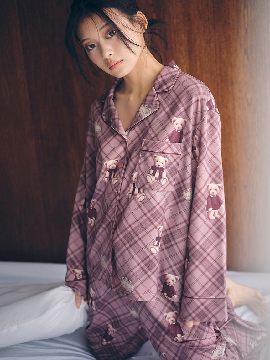 SNIDEL HOME「Bearロングパンツ」|ルームウェア|