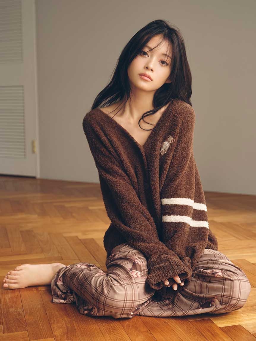 SNIDEL HOME「Bearロングパンツ」|ルームウェア|