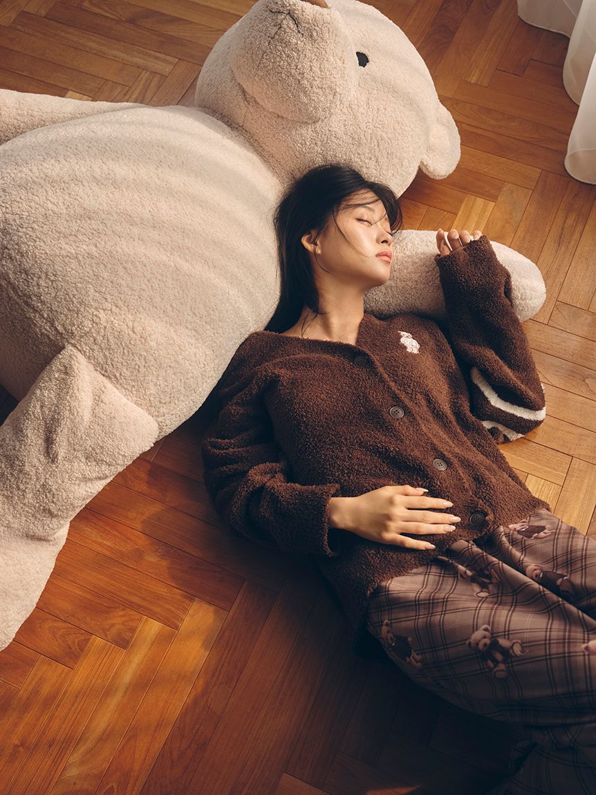 SNIDEL HOME「Bearロングパンツ」|ルームウェア|