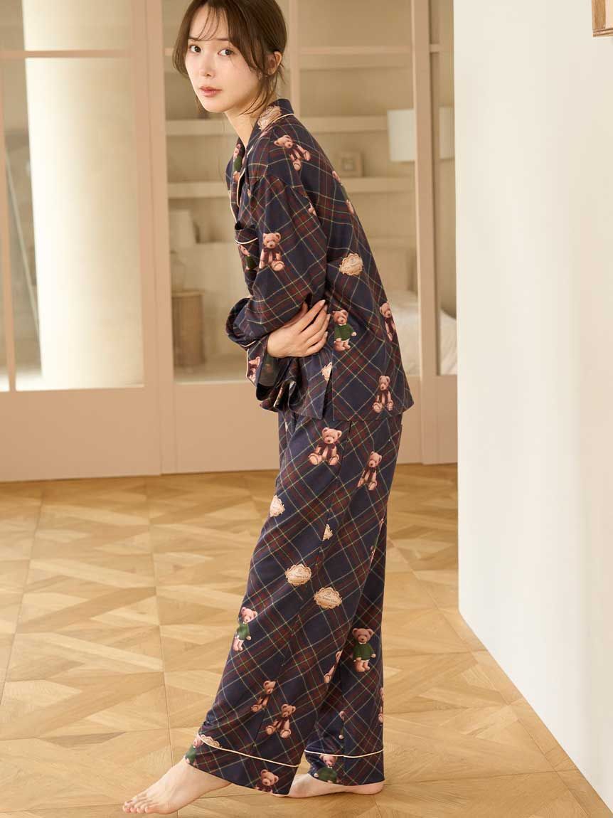 SNIDEL HOME「Bearロングパンツ」|ルームウェア|