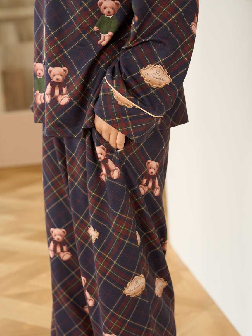 SNIDEL HOME「Bearロングパンツ」|ルームウェア|