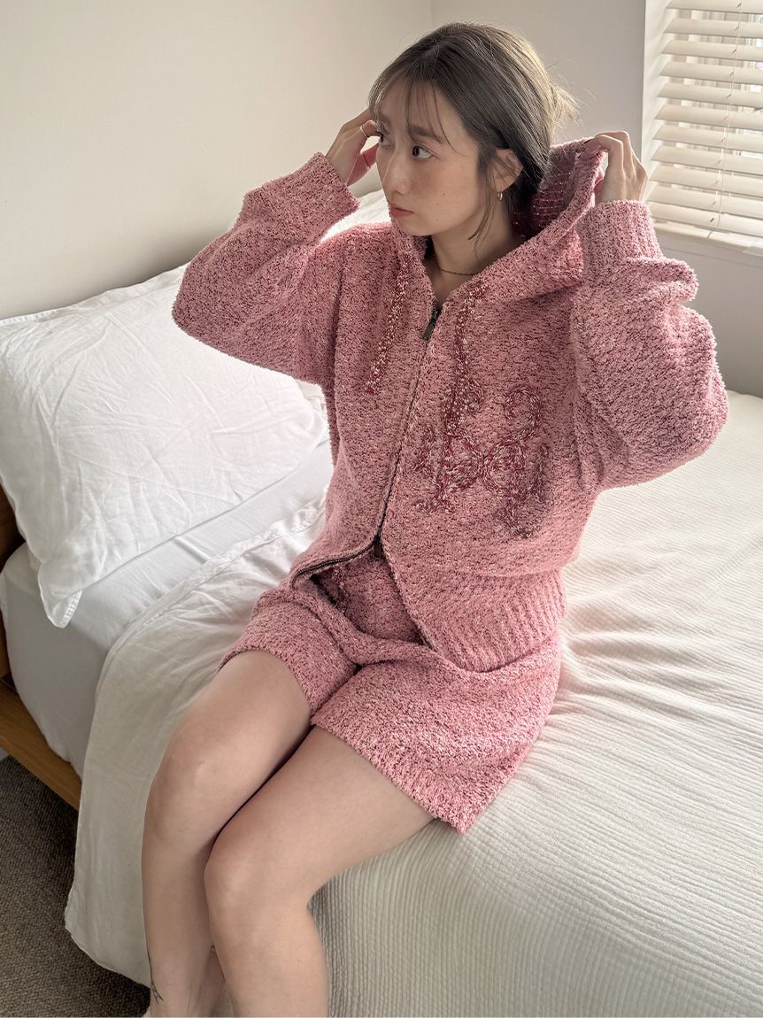 SNIDEL HOME「ローゲージショートパンツ」|ルームウェア|