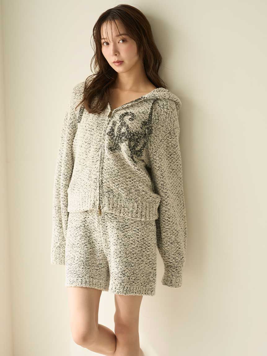 SNIDEL HOME「ローゲージショートパンツ」|ルームウェア|