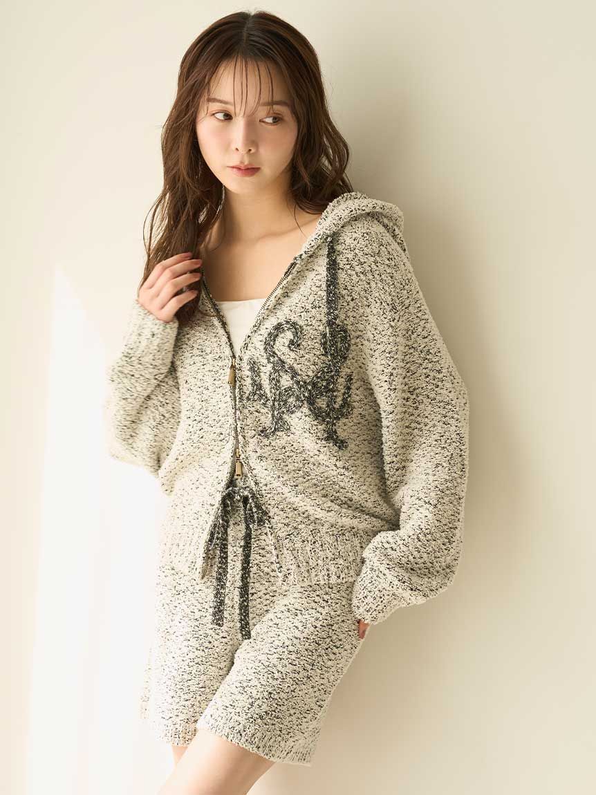 SNIDEL HOME「ローゲージショートパンツ」|ルームウェア|