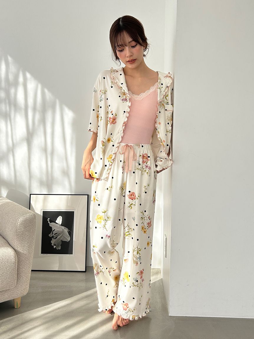 SNIDEL HOME「【Moilis】ロングパンツ」|ルームウェア|