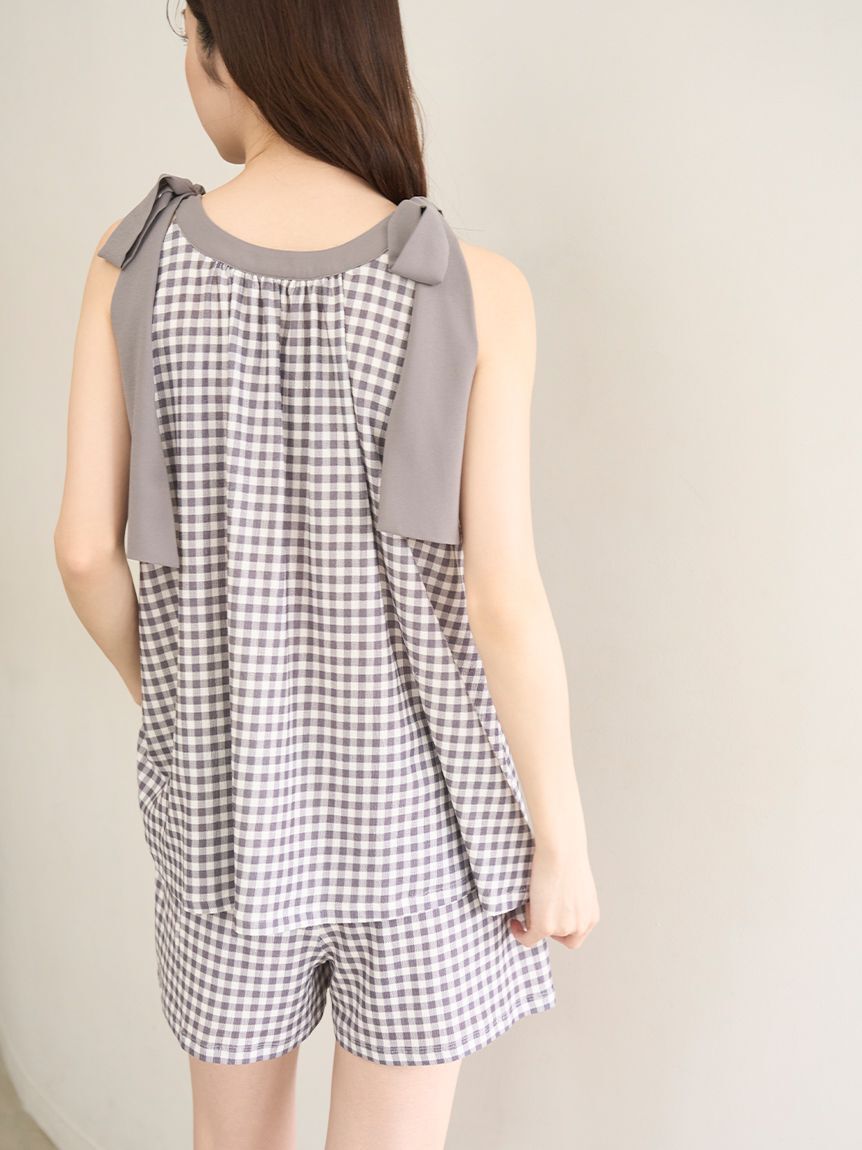 SNIDEL HOME「リボンセットアップ」|ルームウェア|