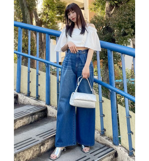 MURUA「スクエアクラッチバッグ」|ハンドバッグ|