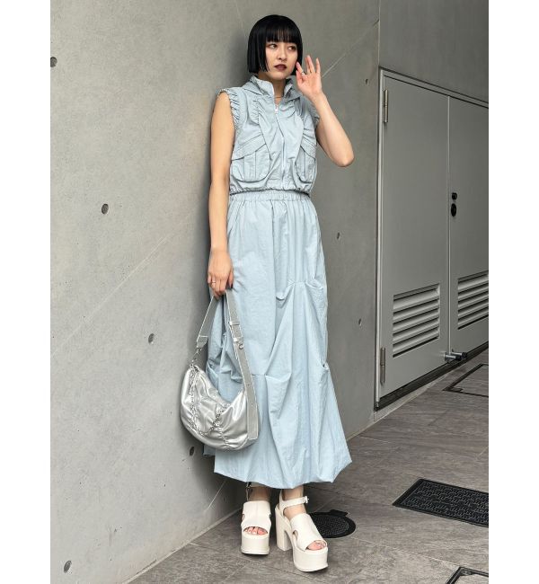 MURUA「ロゴモチーフギャザーショルダーバッグ」|ショルダー・メッセンジャー|