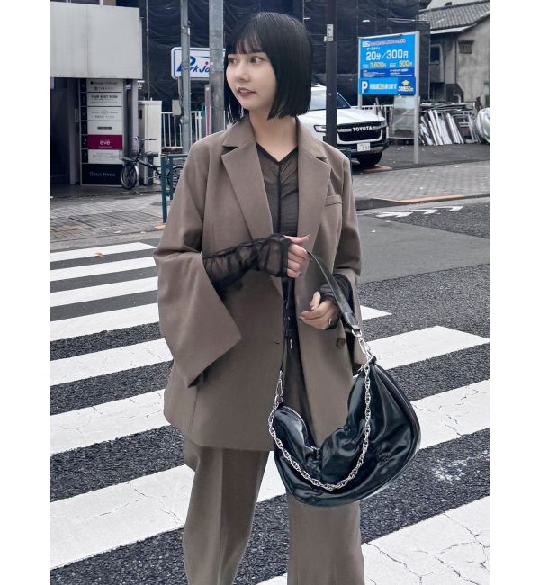 MURUA「ロゴモチーフギャザーショルダーバッグ」|ショルダー・メッセンジャー|