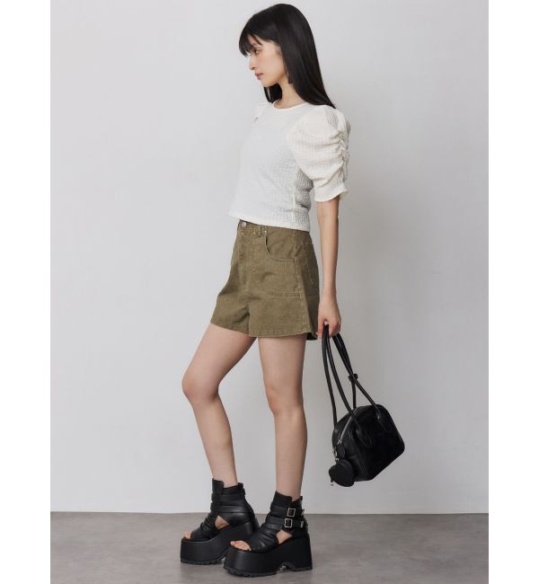 MURUA「ロングショルダースクエアボストンバッグ」|ショルダー・メッセンジャー|