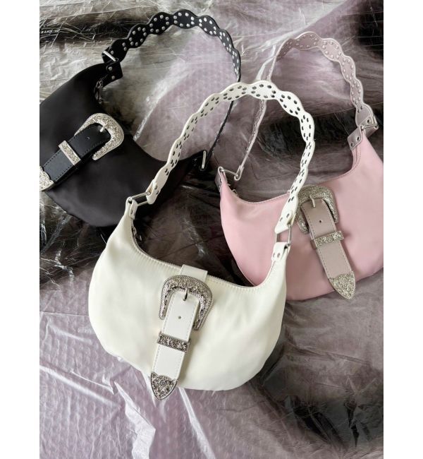 EVRIS「バックルデザインナイロンショルダーBAG」|ショルダー・メッセンジャー|
