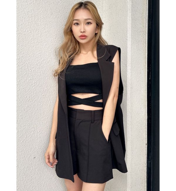 GYDA「ハイウエストセンタープレスショートパンツ【SETUP着用可】」|その他|