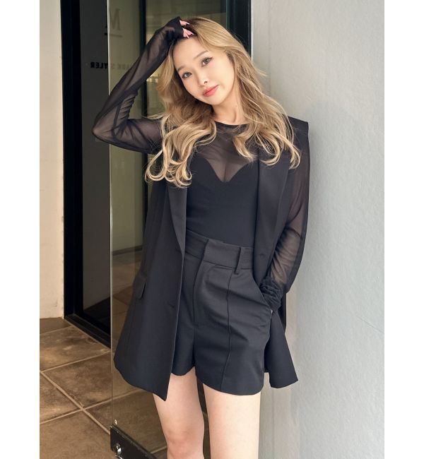 GYDA「ハイウエストセンタープレスショートパンツ【SETUP着用可】」|その他|