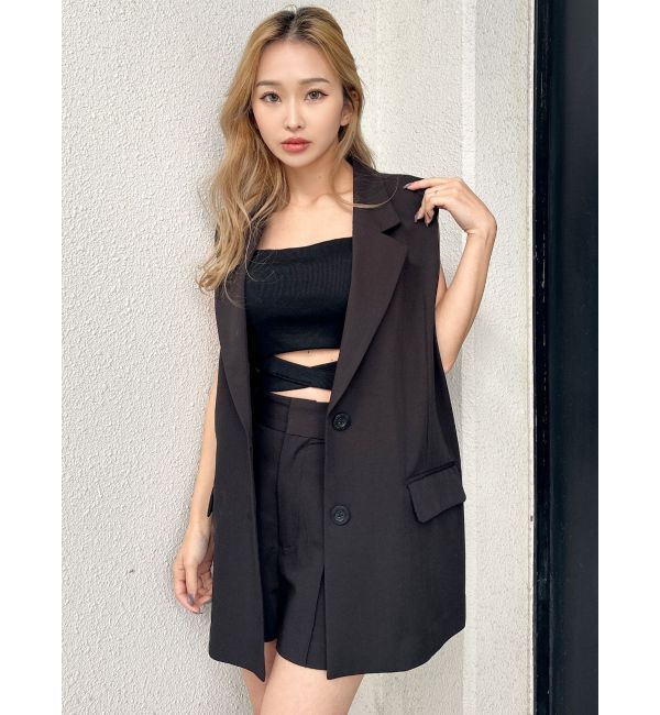 GYDA「ハイウエストセンタープレスショートパンツ【SETUP着用可】」|その他|