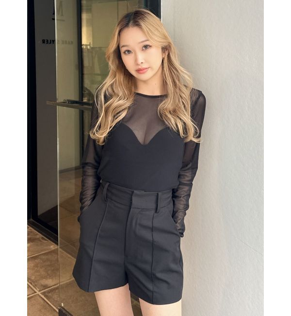 GYDA「ハイウエストセンタープレスショートパンツ【SETUP着用可】」|その他|