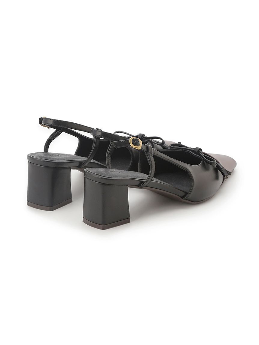 Mila Owen「リボンスリングパンプス」|パンプス|